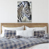 Zebras Lovers Art Leinwanddruck (Insitu (Schlafzimmer))