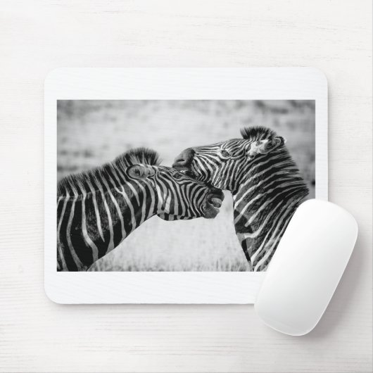 Zebras Mousepad (Mit Mouse)