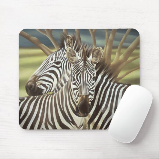 Zebras Mousepad (Mit Mouse)