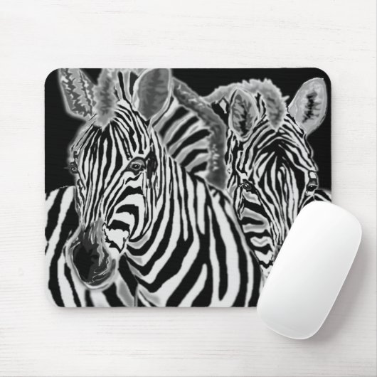 Zebras Mousepad (Mit Mouse)