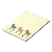 Zebras Notizblock (Rotiert)