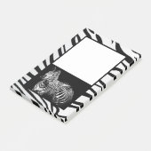 Zebras Post-it Klebezettel (angewinkelt)