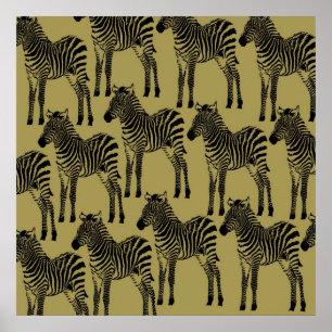 Zebras Poster