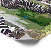 ZEBRAS POSTER (Ecke)