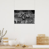 Zebras Poster (Küche)