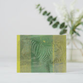 Zebras Postkarte (Stehend Vorderseite)