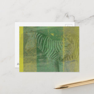 Zebras Postkarte