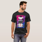 Zebras Pride Bisexual Flag LGBTQ Proud Ally Pride  T-Shirt (Vorne ganz)