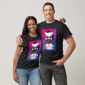 Zebras Pride Bisexual Flag LGBTQ Proud Ally Pride  T-Shirt (Unisex)