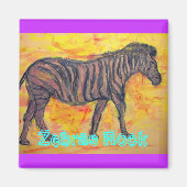 Zebras Rock Magnet (Vorne)