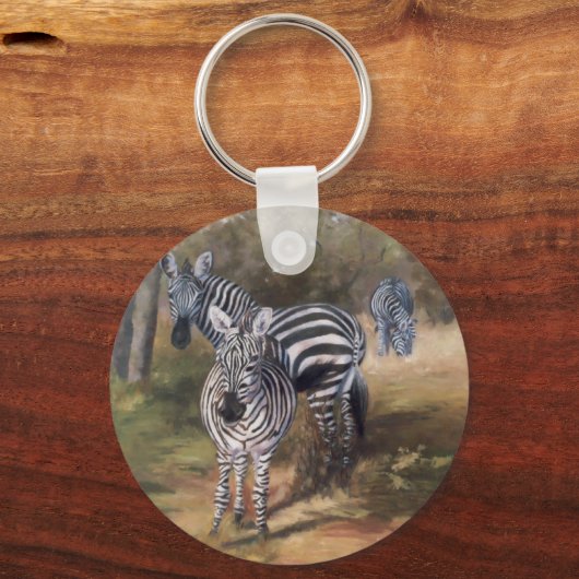 Zebras Schlüsselanhänger (Vorderseite)