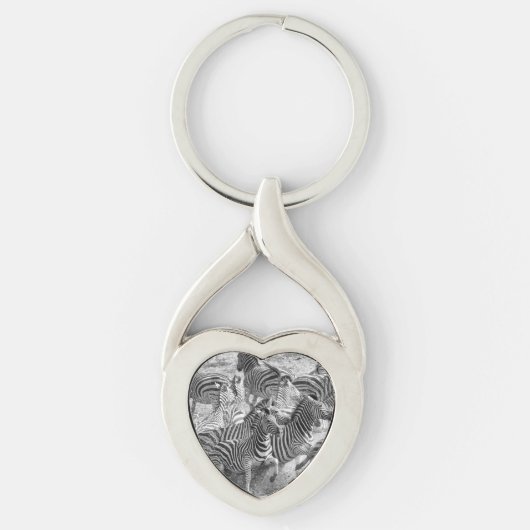 Zebras Schlüsselanhänger (Vorderseite)