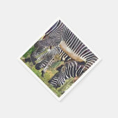 ZEBRAS SERVIETTE (Ecke)