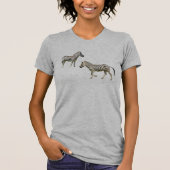 Zebras-Shirt T-Shirt (Vorderseite)