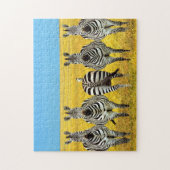 Zebras-Spiel-Puzzlespiel Puzzle (Vertikal)