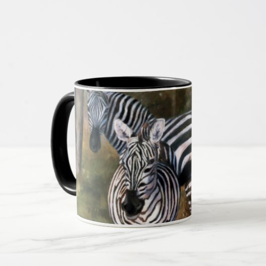 Zebras Tasse (Vorderseite Links)
