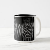 Zebras-Tasse Zweifarbige Tasse (VorderseiteRechts)