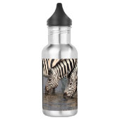 Zebras trinken edelstahlflasche (Links)