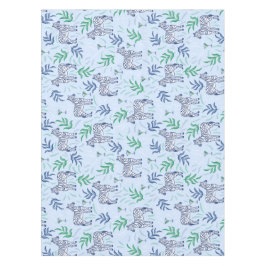 Zebras und Martinis Blue Tischdecke