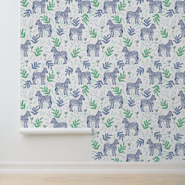 Zebras und Martinis White Tapete