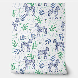 Zebras und Martinis White Tapete