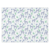 Zebras und Martinis White Tischdecke (Vorderseite (Horizontal))