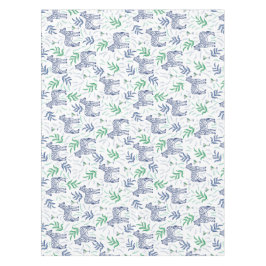 Zebras und Martinis White Tischdecke