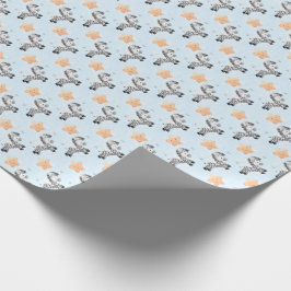 Zebras und Stars Umschlagpapier Geschenkpapier