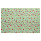 Zebras unter Hibiskus-Blumen Stoff (Fat Quarter (45,7 x 55,9 cm))