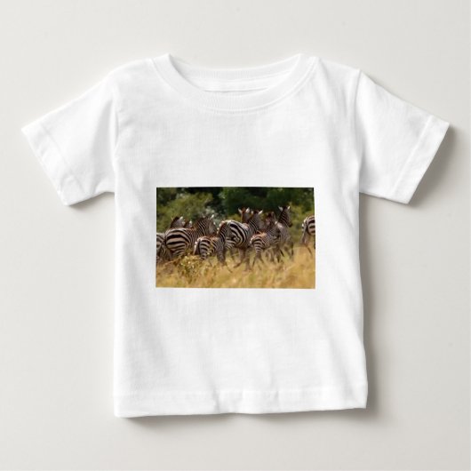 Zebras unterwegs: Eine Reise durch Tausende von Me Baby T-shirt (Vorderseite)