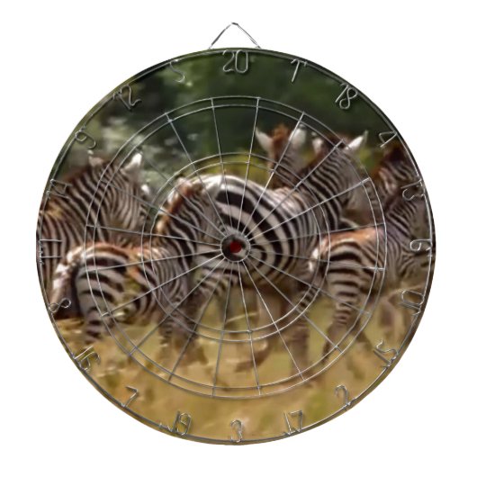 Zebras unterwegs: Eine Reise durch Tausende von Me Dartscheibe (vorne)