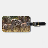 Zebras unterwegs: Eine Reise durch Tausende von Me Gepäckanhänger (Vorderseite horizontal)