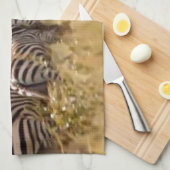 Zebras unterwegs: Eine Reise durch Tausende von Me Geschirrtuch (Viertel Falte)