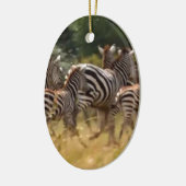 Zebras unterwegs: Eine Reise durch Tausende von Me Keramik Ornament (Links)