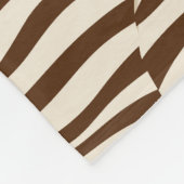 Zebras, wilde Savanne, nahtlose Muster Fleecedecke (Ecke)
