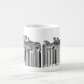 Zebrasbarcode Kaffeetasse (Mittel)