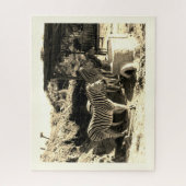 Zebrasgruppe Puzzle (Vertikal)