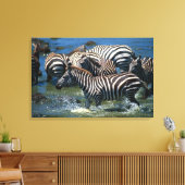 Zebrasherde Leinwanddruck (Insitu (Wohnzimmer))