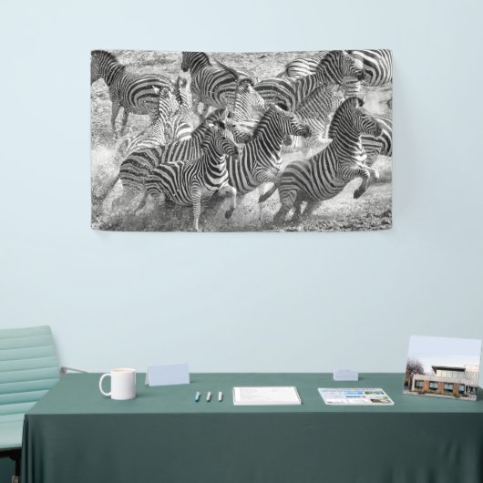 Zebraslaufen Banner (Messeveranstaltung)
