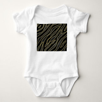 Zebrastreifen: Abstraktes Monochrom Nahtlos. Baby Strampler