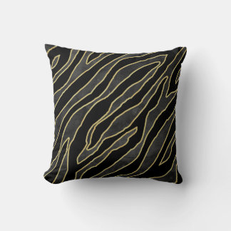 Zebrastreifen: Abstraktes Monochrom Nahtlos. Kissen