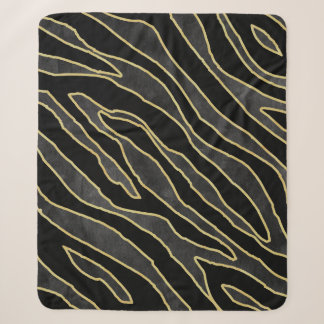 Zebrastreifen: Abstraktes Monochrom Nahtlos. Sherpadecke