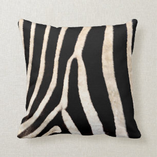 Zebrastreifen/Auslaufkissen, Quadrat Kissen