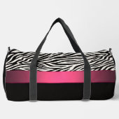 Zebrastreifen Duffle Bag (Vorderseite)