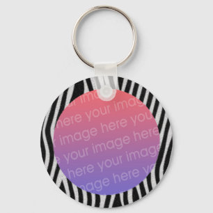 Zebrastreifen-Foto Schlüsselanhänger