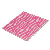 Zebrastreifen - Fuchsia und hellrosa Fliese (Seite)