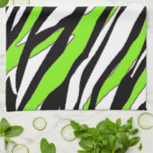 Zebrastreifen Geschirrtuch (Gefaltet)