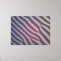 Zebrastreifen in Form von Wind im Sand-Foto