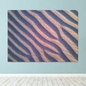 Zebrastreifen in Form von Wind im Sand-Foto Leinwanddruck (Insitu (Holzboden))