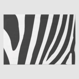 Zebrastreifen in Schwarz und Weiß Seidenpapier